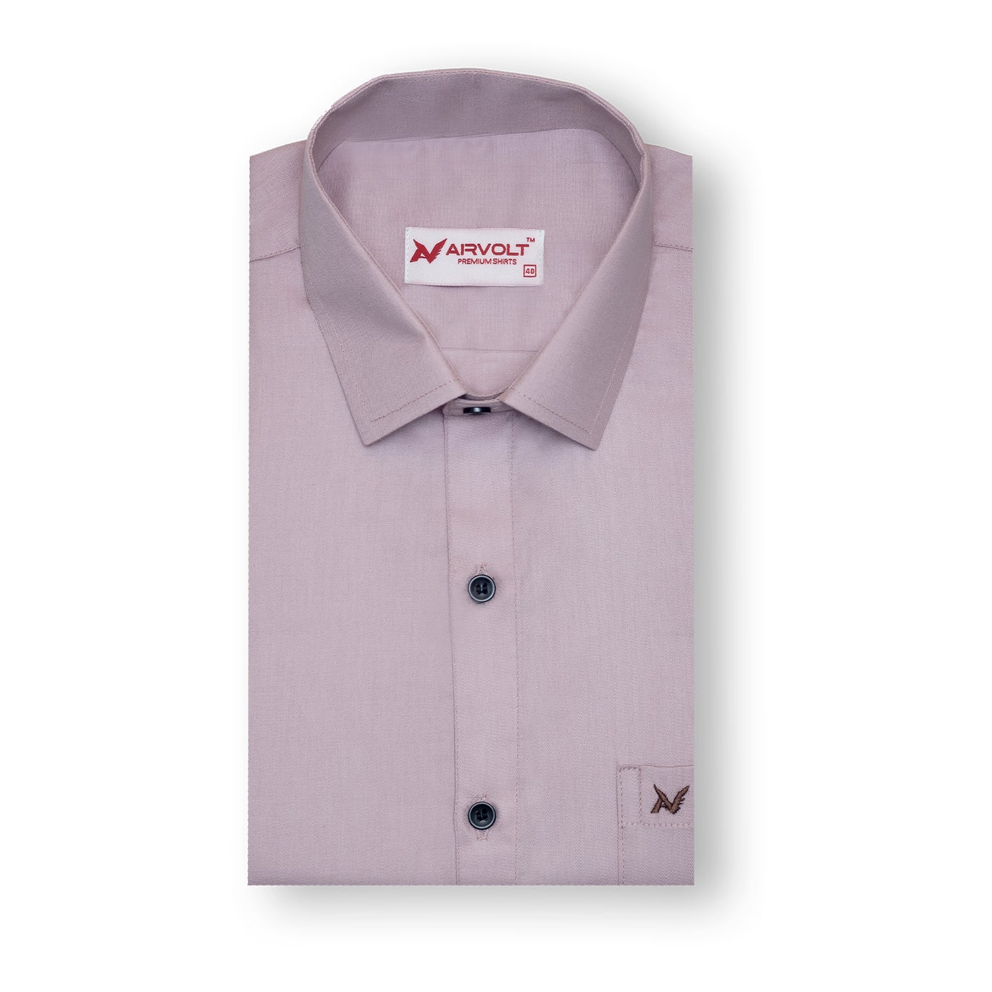 Onion Pink Solid – Formal & Casual Wear - Full Sleeve