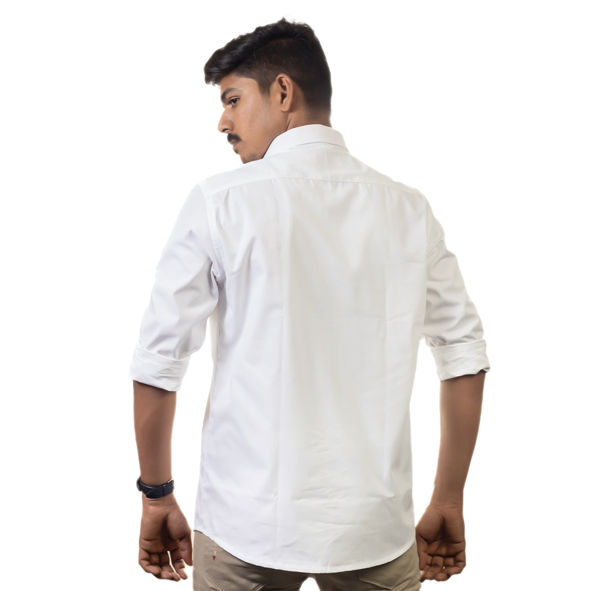 Classic White Solid – Formal & Casual Wear - Full Sleeve