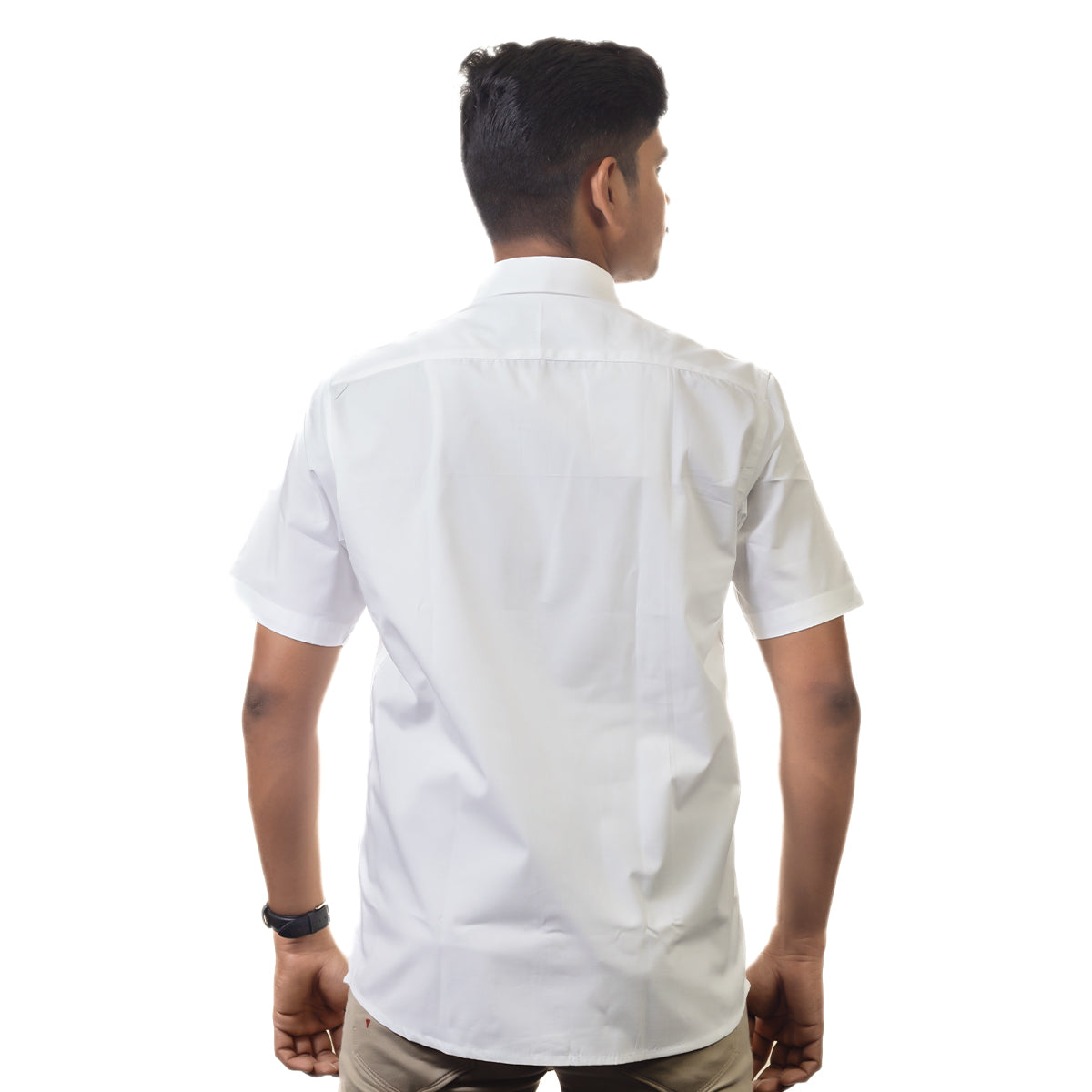 Classic White Solid – Formal & Casual Wear - Half Sleeve